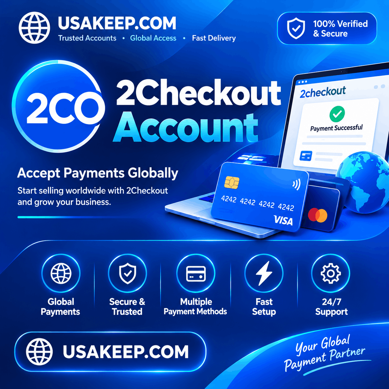 Buy 2Checkout Account