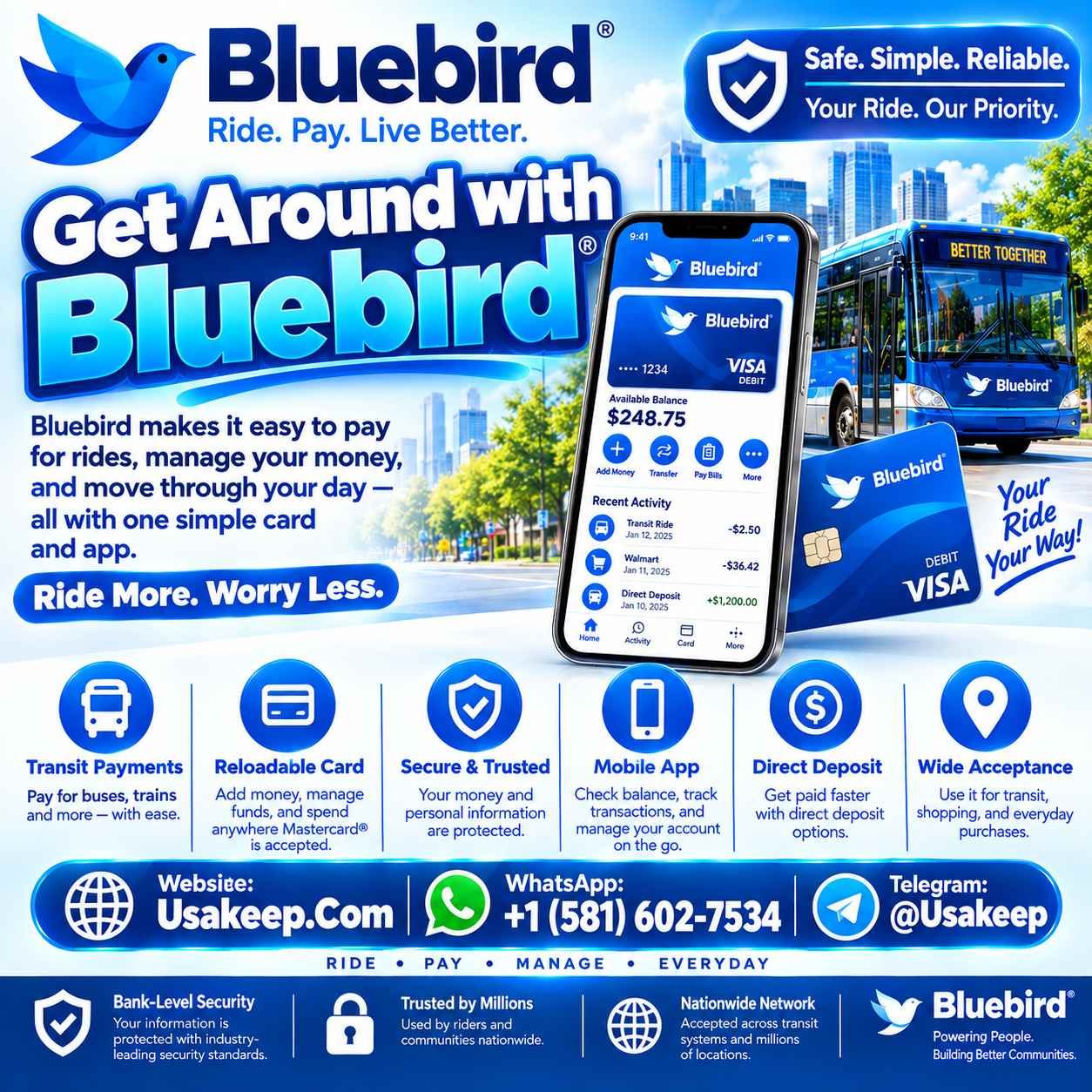 Buy Bluebird Account