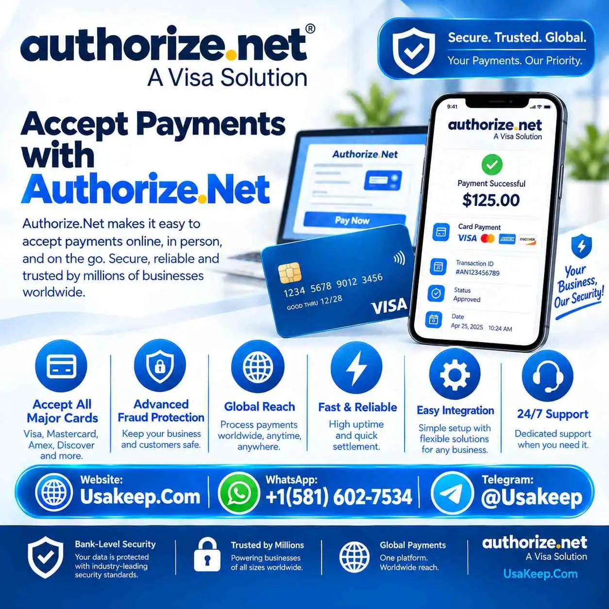 Buy Authorize.net Account