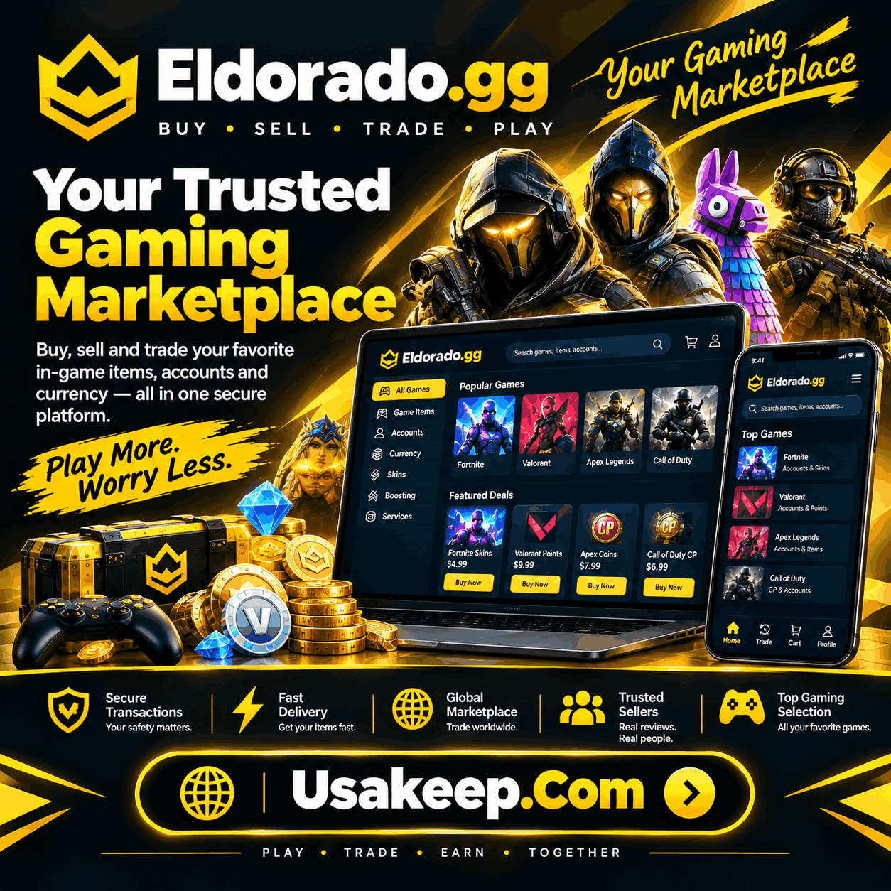 Buy Eldorado gg Seller Account