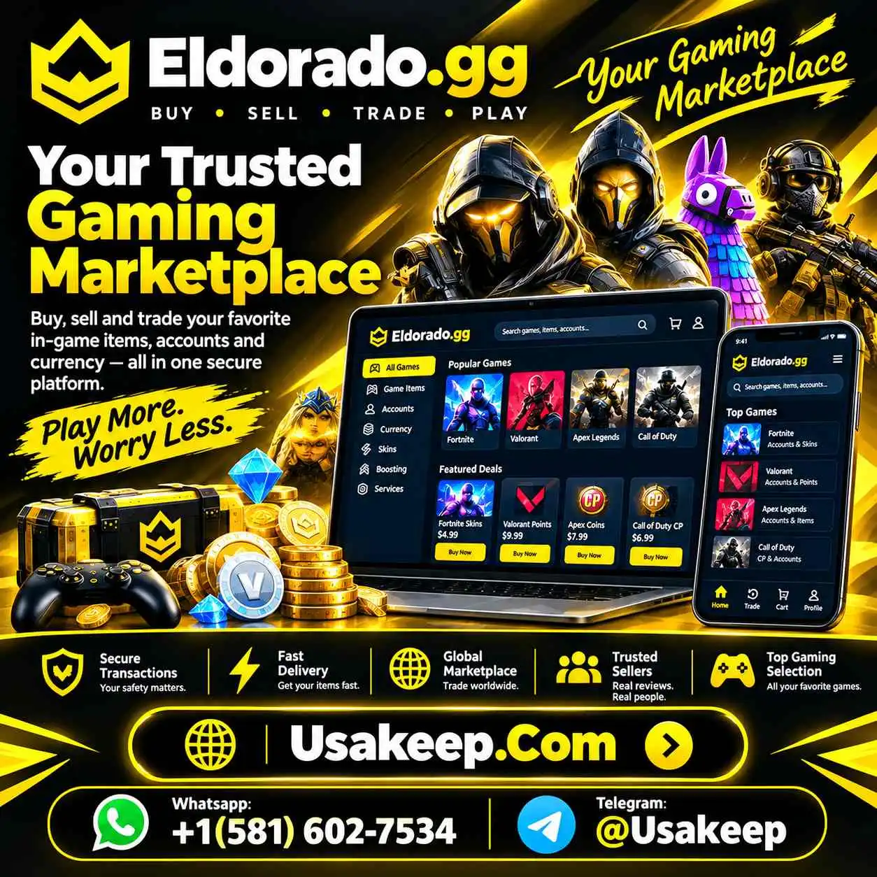 Buy Eldorado gg Seller Account