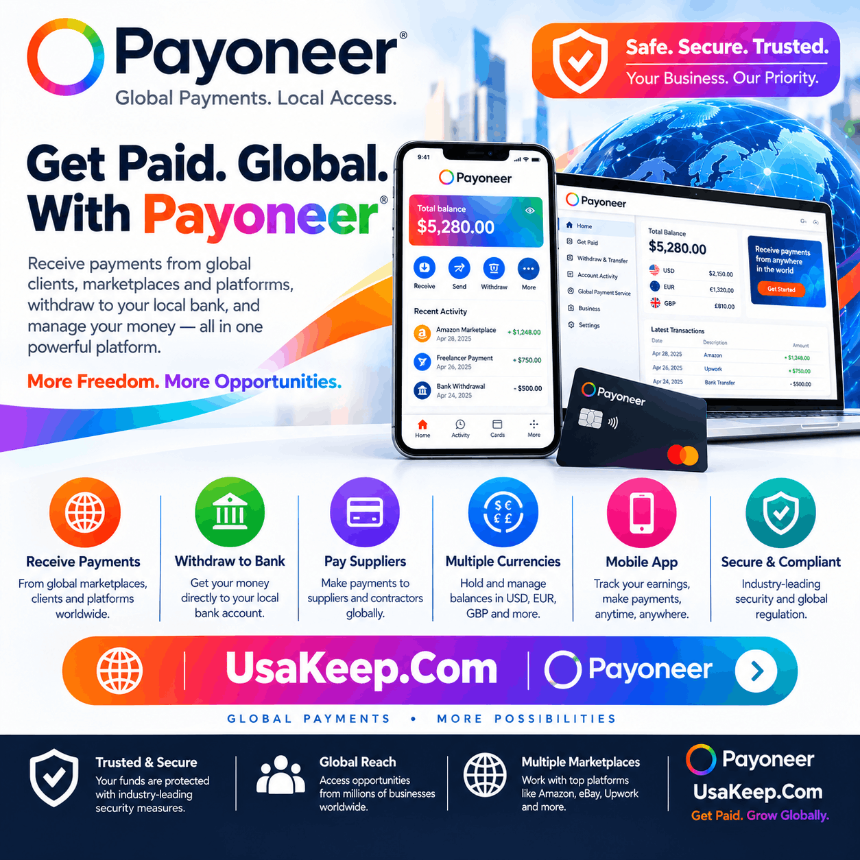 Buy Verified Payoneer Accounts