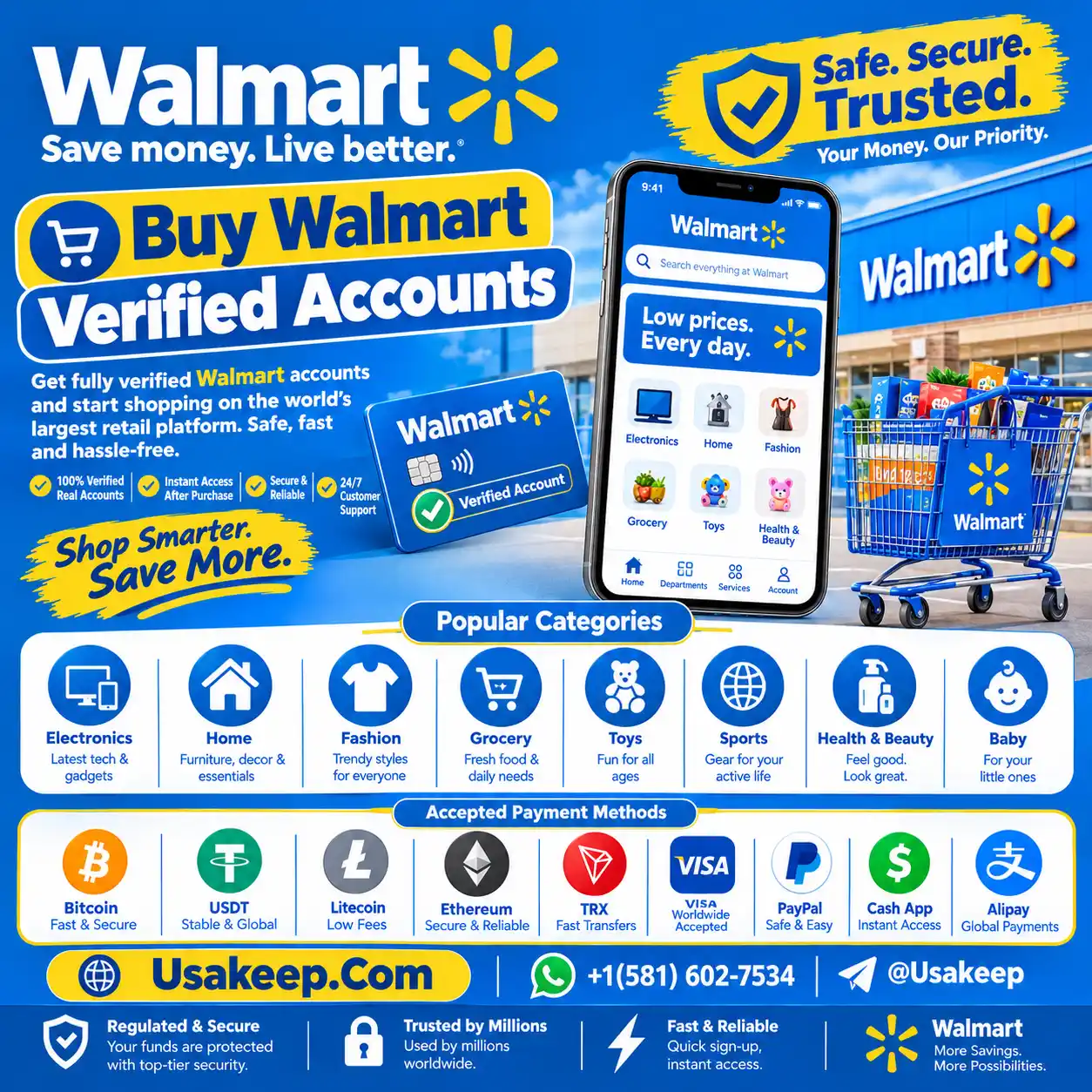 Buy Walmart Seller Account
